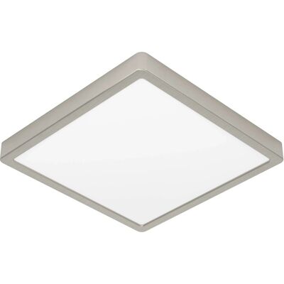 Eglo LED-Deckenleuchte Fueva 5 Nickelfarben Matt 28,5 cm x 28,5 cm Eglo LED-Deckenleuchte Fueva 5 Nickelfarben Matt 28,5 cm x 28,5 cm