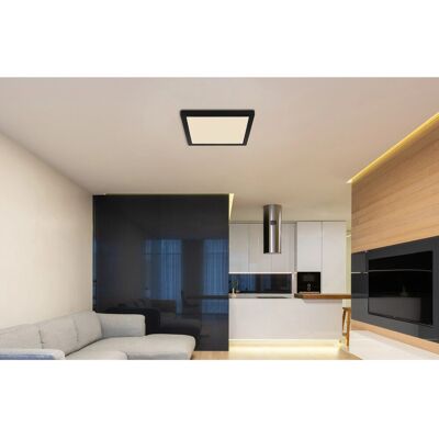 Globo Lighting Schwarze Deckenleuchte - 12380-24B - Einstellbare Farbtemperatur Globo Lighting Schwarze Deckenleuchte - 12380-24B - Einstellbare Farbtemperatur