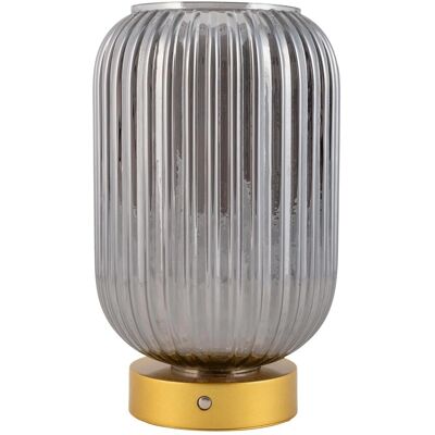 Näve LED-Akkutischleuchte Luise Gold Ø 23 cm x 14 cm Näve LED-Akkutischleuchte Luise Gold Ø 23 cm x 14 cm