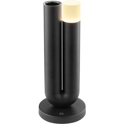 Brilliant Tischleuchte LED Sayu mit Vase Schwarz Brilliant Tischleuchte LED Sayu mit Vase Schwarz