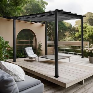 MCW Pergola N93 Anthrazit 3x3m MCW Pergola N93 Anthrazit 3x3m