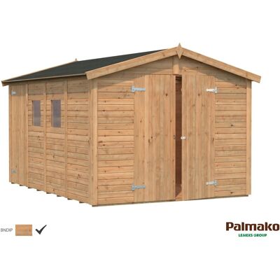PALMAKO Dan Gartenhaus - Holz, 2 Fenster, 2 Räume PALMAKO Dan Gartenhaus - Holz, 2 Fenster, 2 Räume