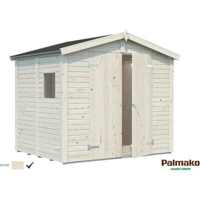 PALMAKO Dan Gartenhaus - Holz, Satteldach, Mit Boden PALMAKO Dan Gartenhaus - Holz, Satteldach, Mit Boden