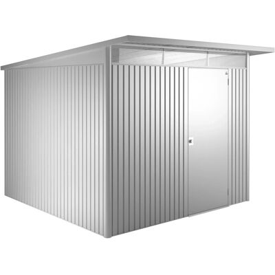 Biohort Metall-Gerätehaus AvantGarde Gr. A7 silber-metallic Standardtür Biohort Metall-Gerätehaus AvantGarde Gr. A7 silber-metallic Standardtür