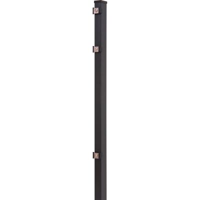 PEDDY SHIELD Zaunpfosten - 120cm - Anthrazit - Stahl PEDDY SHIELD Zaunpfosten - 120cm - Anthrazit - Stahl