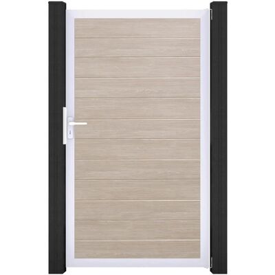 GroJa Tor 1-flg. Basicline Schmal 100 cm x 180 cm Sheffield Oak Rahmen EV1 GroJa Tor 1-flg. Basicline Schmal 100 cm x 180 cm Sheffield Oak Rahmen EV1