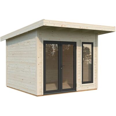 Palmako Holz-Gartenhaus Aurelia Pultdach Tauchgrundiert 296 cm x 300 cm 8,4 m² Palmako Holz-Gartenhaus Aurelia Pultdach Tauchgrundiert 296 cm x 300 cm 8,4 m²