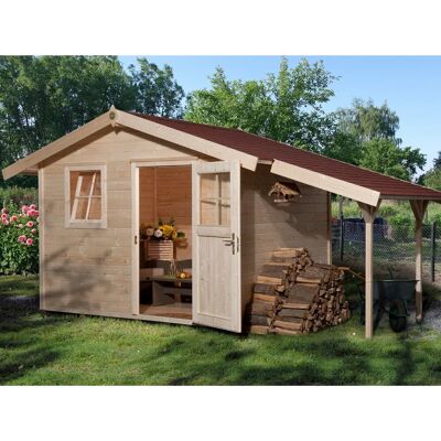 OBI Outdoor Living Holz-Gartenhaus Bozen A Spar-Set Satteldach Unbehandelt OBI Outdoor Living Holz-Gartenhaus Bozen A Spar-Set Satteldach Unbehandelt