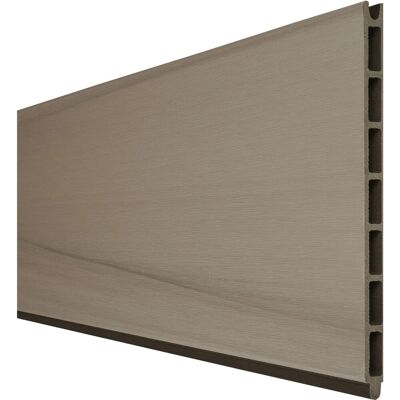 GroJa Solid Grande Premium Einzelprofil Steckzaun 180 x 24 cm Bi-Color Braun GroJa Solid Grande Premium Einzelprofil Steckzaun 180 x 24 cm Bi-Color Braun