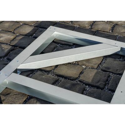 Bodenrahmen für Globel Metall-Gerätehaus 8x6 Bodenrahmen für Globel Metall-Gerätehaus 8x6