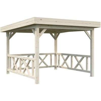 Palmako Pavillon Lenna Set 301 Naturbelassen 300 cm x 300 cm FSC® Palmako Pavillon Lenna Set 301 Naturbelassen 300 cm x 300 cm FSC®