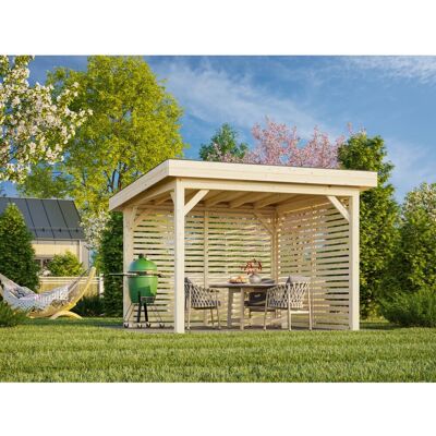 Palmako Pavillon Lenna Set 302 300 x 300 cm Lackiert Weiß FSC® Palmako Pavillon Lenna Set 302 300 x 300 cm Lackiert Weiß FSC®