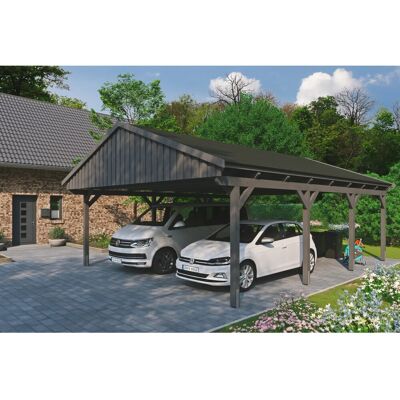 SKANHOLZ - Fichtelberg - 618x808 cm - 2 Fahrzeuge - Carport SKANHOLZ - Fichtelberg - 618x808 cm - 2 Fahrzeuge - Carport