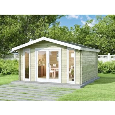 Alpholz Gartenhaus Mirko Modern - 40mm Wand - 400x300cm - Gartenhaus Alpholz Gartenhaus Mirko Modern - 40mm Wand - 400x300cm - Gartenhaus