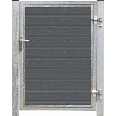 Plus Holz Einzeltor Artura WPC Schiefergrau DIN R 115 cm x 135 cm Pfosten verz. Plus Holz Einzeltor Artura WPC Schiefergrau DIN R 115 cm x 135 cm Pfosten verz.