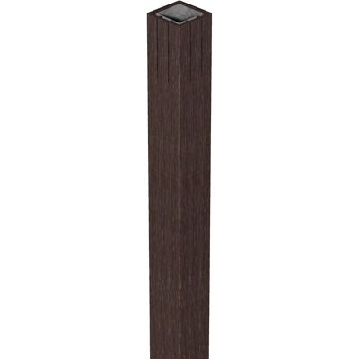 GroJa Solid Fertigzaun Torpfosten zum Einbetonieren 7 x 7 x 240 cm Anthrazit GroJa Solid Fertigzaun Torpfosten zum Einbetonieren 7 x 7 x 240 cm Anthrazit