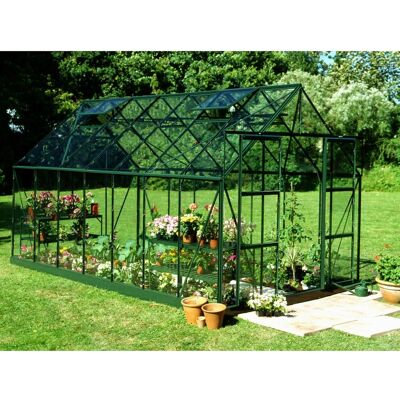 Halls Magnum Gewächshaus 8X14 - Grün - UV-Schutz - Geräumig Halls Magnum Gewächshaus 8X14 - Grün - UV-Schutz - Geräumig