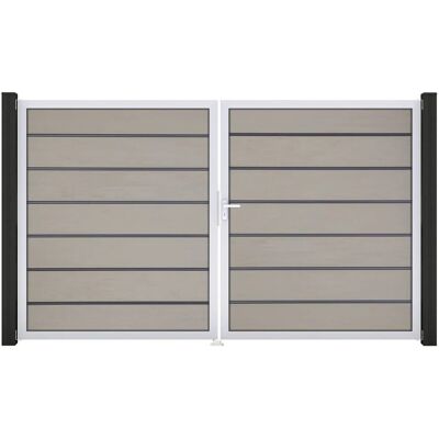 GroJa Grande Steckzaun Tor Premium DIN Rechts EV1 Bi-Color Sand GroJa Grande Steckzaun Tor Premium DIN Rechts EV1 Bi-Color Sand