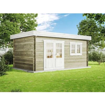 Alpholz - Spree-28 A - 500x300 cm - 28 m³ - Gartenhaus Alpholz - Spree-28 A - 500x300 cm - 28 m³ - Gartenhaus