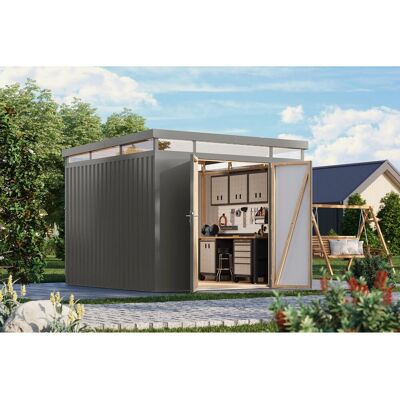 Karibu Metallgerätehaus Argos 3,5 Graualuminium Karibu Metallgerätehaus Argos 3,5 Graualuminium