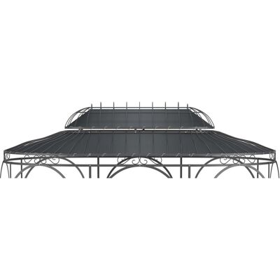 Eleo Sonnensegel Verona 440 cm x 285 cm für Pavillon Verona Anthrazit Eleo Sonnensegel Verona 440 cm x 285 cm für Pavillon Verona Anthrazit