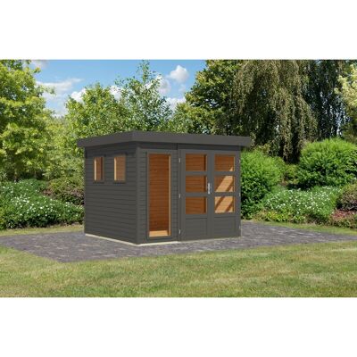 Karibu Gartenhaus Maradi 3,5 Rundum Terragrau 211 x 238 x 242 cm Karibu Gartenhaus Maradi 3,5 Rundum Terragrau 211 x 238 x 242 cm