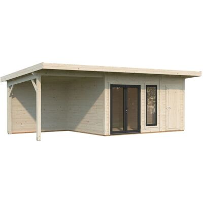 Palmako Holz-Gartenhaus Aurelia Pultdach Tauchgrundiert 739 cm x 300 cm 20,3 m² Palmako Holz-Gartenhaus Aurelia Pultdach Tauchgrundiert 739 cm x 300 cm 20,3 m²