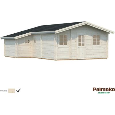 Palmako Emily Holz-Gartenhaus Natur Satteldach Unbehandelt 660 cm x 760 cm Palmako Emily Holz-Gartenhaus Natur Satteldach Unbehandelt 660 cm x 760 cm