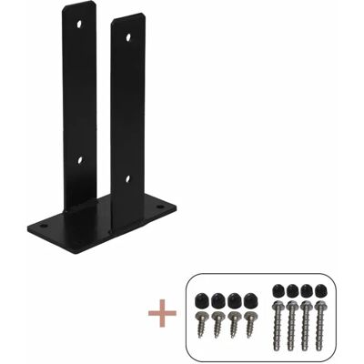 Plus Pfostenträger Schwarz 300 mm x 103 mm x 200 mm Plus Pfostenträger Schwarz 300 mm x 103 mm x 200 mm
