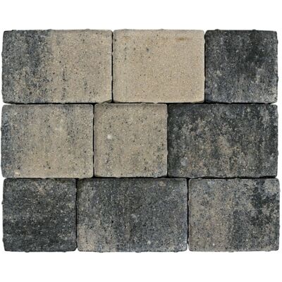 Diephaus Pflasterstein Semito Weiß-Schwarz Mehrformat 6 cm Stärke Diephaus Pflasterstein Semito Weiß-Schwarz Mehrformat 6 cm Stärke