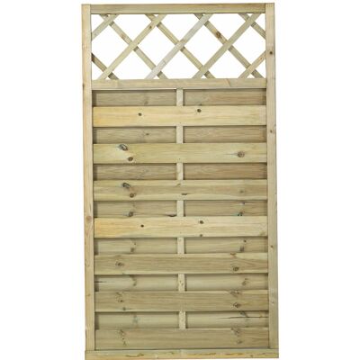 Plus Zaun Bergen mit Rankgitter - 90 x 165 cm Plus Zaun Bergen mit Rankgitter - 90 x 165 cm