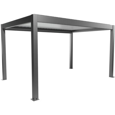 Biohort Pergola 4,5 m x 3 m Quargrau-Metallic/Weiß Biohort Pergola 4,5 m x 3 m Quargrau-Metallic/Weiß