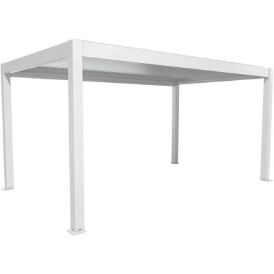 Biohort Pergola 5 m x 3 m Weiß/Silber-Metallic Biohort Pergola 5 m x 3 m Weiß/Silber-Metallic