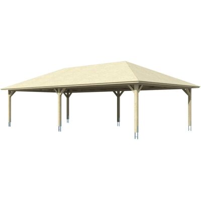 SKANHOLZ - Taunus - 1176 x 634 cm - 380 cm - Carport SKANHOLZ - Taunus - 1176 x 634 cm - 380 cm - Carport