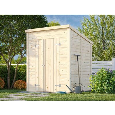 Palmako Gerätehaus Leif 183 x 170 cm Lackiert Dunkelgrau FSC® Palmako Gerätehaus Leif 183 x 170 cm Lackiert Dunkelgrau FSC®