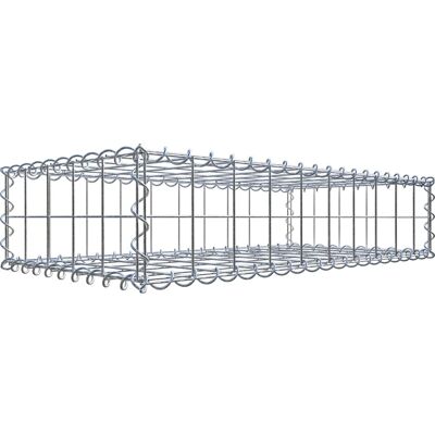 GABIONDECO Gabion - 100x20x50 cm Stahlgitter in Spiral - Made in Germany GABIONDECO Gabion - 100x20x50 cm Stahlgitter in Spiral - Made in Germany