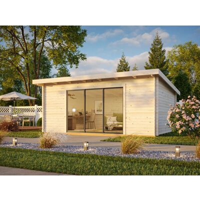 Palmako Gartenhaus Lea Slide Plus 530 x 380 cm Lackiert Grau-Anthrazit FSC® Palmako Gartenhaus Lea Slide Plus 530 x 380 cm Lackiert Grau-Anthrazit FSC®