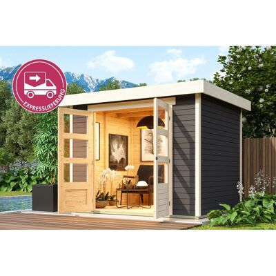 Karibu Express Gartenhaus Speedy B Terragrau 242 cm x 217 cm Karibu Express Gartenhaus Speedy B Terragrau 242 cm x 217 cm