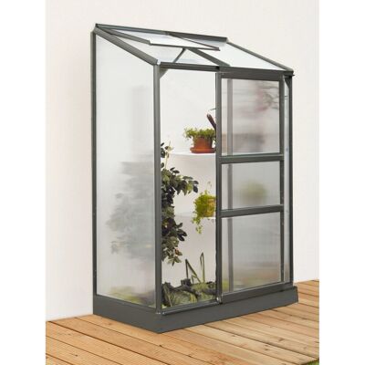 Vitavia Anlehn-Gewächshaus Ida 900 HKP 4 mm Schwarz Vitavia Anlehn-Gewächshaus Ida 900 HKP 4 mm Schwarz