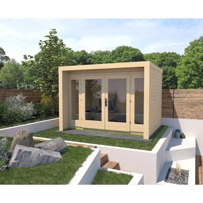 WEKA 263 Gr.2 Gartenhaus - Modernes Design, 3 Größen, Naturfinish WEKA 263 Gr.2 Gartenhaus - Modernes Design, 3 Größen, Naturfinish