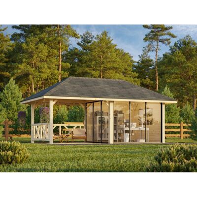 Palmako Pavillon Bianca Set 203 Slide 588 x 300 cm Lackiert Weiß FSC® Palmako Pavillon Bianca Set 203 Slide 588 x 300 cm Lackiert Weiß FSC®