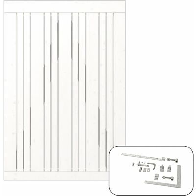 Plus Holz Einzeltor Tangent Nadelholz Weiß 95 cm x 140 cm Plus Holz Einzeltor Tangent Nadelholz Weiß 95 cm x 140 cm
