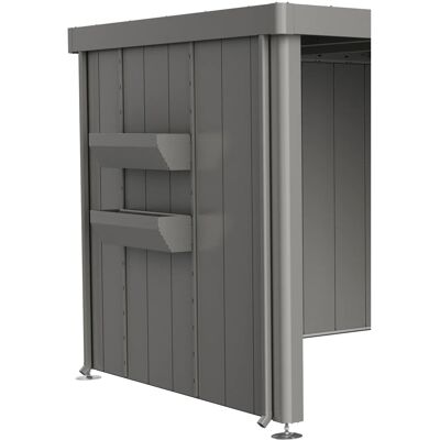 BIOHORT Neo Pflanzkasten - Stahl, 84x197cm, Grau BIOHORT Neo Pflanzkasten - Stahl, 84x197cm, Grau