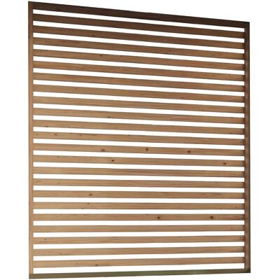 Karibu Seitenwand Lamellen Optik für Pavillon Kvadrat 231 cm x 231 cm Natur Karibu Seitenwand Lamellen Optik für Pavillon Kvadrat 231 cm x 231 cm Natur