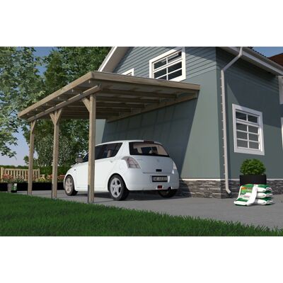 Weka Terrassenüberdachung Holz Größe 3 mit 424 cm x 306 cm Weka Terrassenüberdachung Holz Größe 3 mit 424 cm x 306 cm