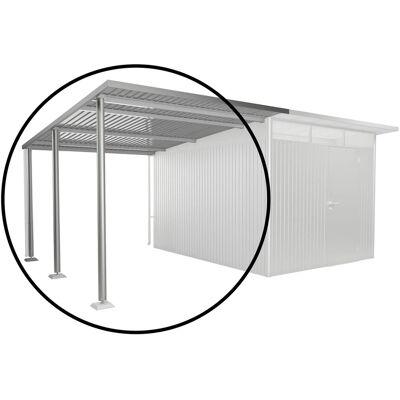Biohort Seitendach Gr. L für Gerätehaus AvantGarde A4/A8 Silber-Metallic Biohort Seitendach Gr. L für Gerätehaus AvantGarde A4/A8 Silber-Metallic