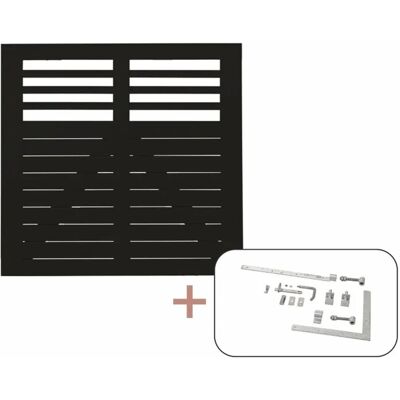 Plus Tor Decora Nadelholz Schwarz 100 cm x 95 cm Plus Tor Decora Nadelholz Schwarz 100 cm x 95 cm