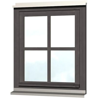 Skan Holz Einzelfenster Rahmenaußenmaß 69,1 x 82,1 cm Schiefergrau Skan Holz Einzelfenster Rahmenaußenmaß 69,1 x 82,1 cm Schiefergrau