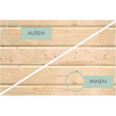 Karibu Holz-Gartenhaus Ängelholm Natur Pultdach Unbehandelt 220 cm x 280 cm Karibu Holz-Gartenhaus Ängelholm Natur Pultdach Unbehandelt 220 cm x 280 cm