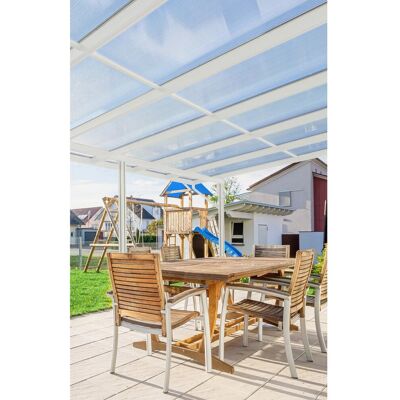 Gutta Terrassendach Premium Weiß Stegpl. PC Streifen Weiß 8.125 mm x 5.060 mm Gutta Terrassendach Premium Weiß Stegpl. PC Streifen Weiß 8.125 mm x 5.060 mm